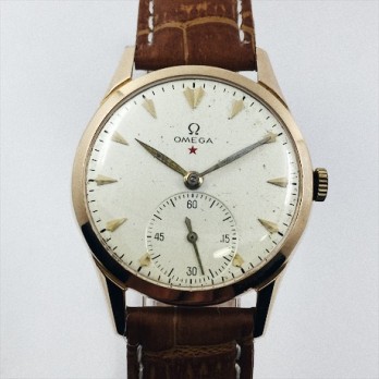 Reloj Omega vintage oro cuerda manual