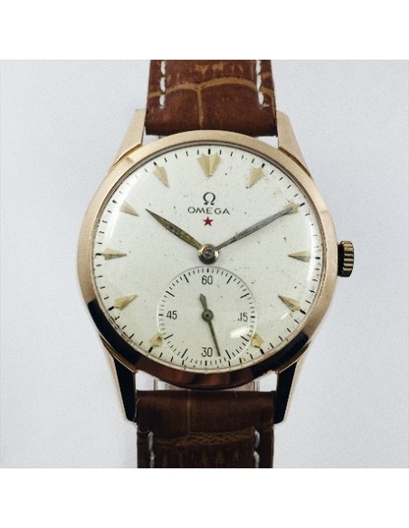 Reloj Omega vintage oro cuerda manual