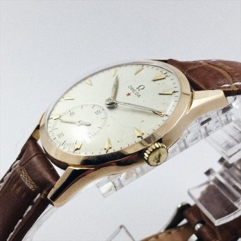 Reloj Omega vintage oro cuerda manual 2