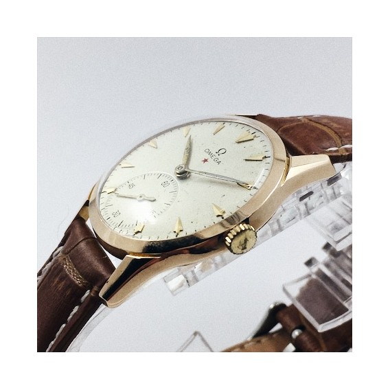 Reloj Omega vintage oro cuerda manual