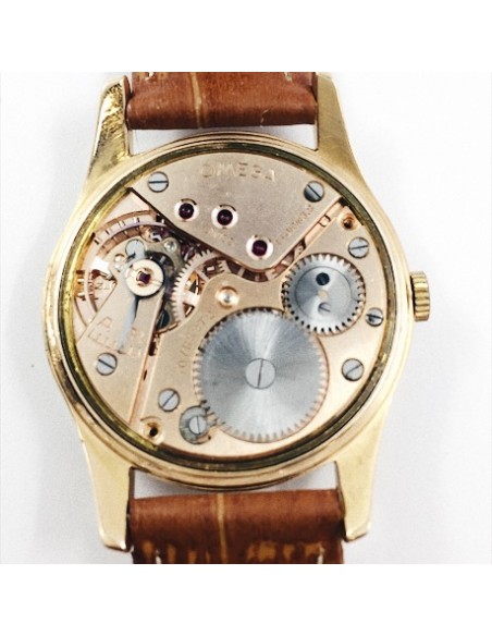Reloj Omega vintage oro cuerda manual