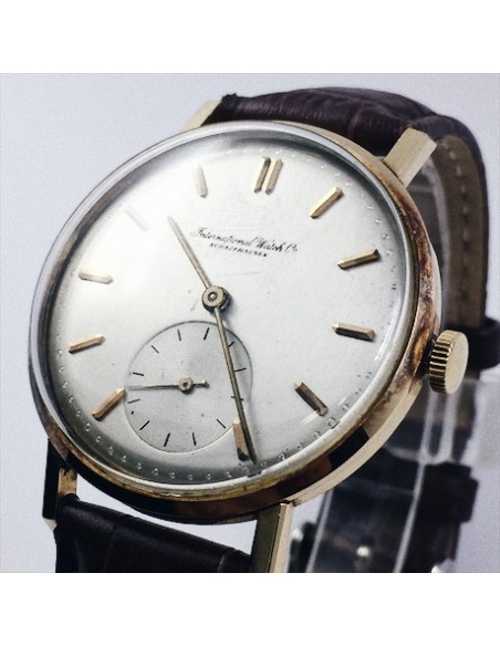 Reloj de oro IWC de cuerda manual , aÃ±os 60