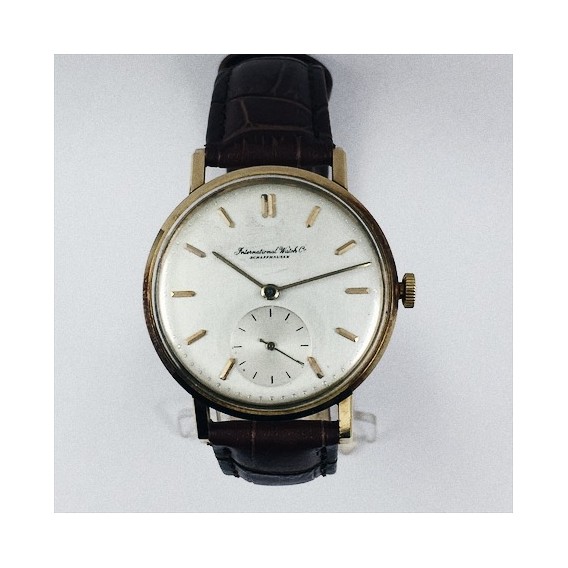 Reloj de oro IWC de cuerda manual , aÃ±os 60