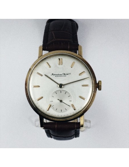 Reloj de oro IWC de cuerda manual , aÃ±os 60