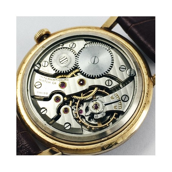 Reloj de oro IWC de cuerda manual , aÃ±os 60