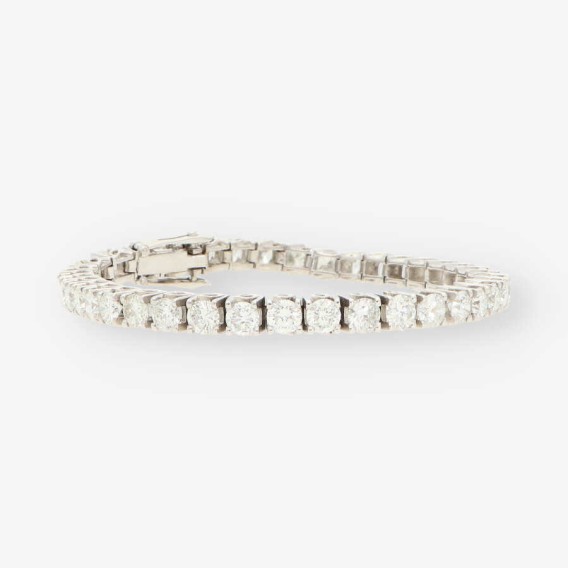 Riviere oro blanco y bri aprox. 15 Qt. 