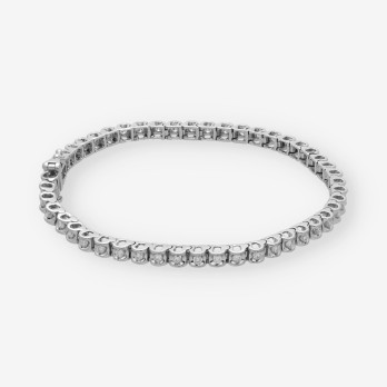 Pulsera riviere oro blanco 18kt y brillantes 2