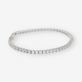 Pulsera riviere oro blanco 18kt con brillantes 2