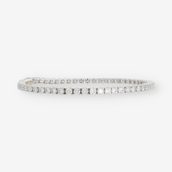 Pulsera riviere oro blanco 18kt con brillantes