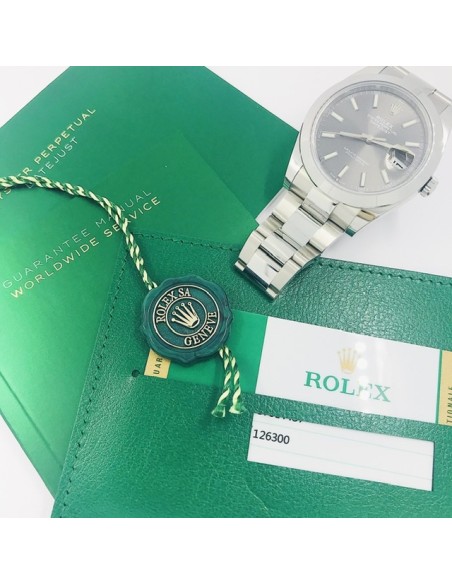 Rolex Datejust 126300 caja y documentos