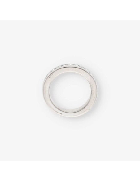 Anillo en oro blanco 18kt con brillantes