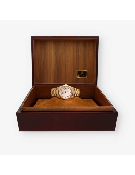 Rolex Day-Date President oro 18k 18238 caja y documento