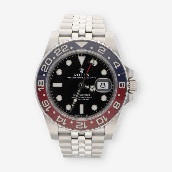 Rolex GMT Master Pepsi 12671BLRO caja y documentos