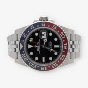 Rolex GMT Master Pepsi 12671BLRO caja y documentos 2