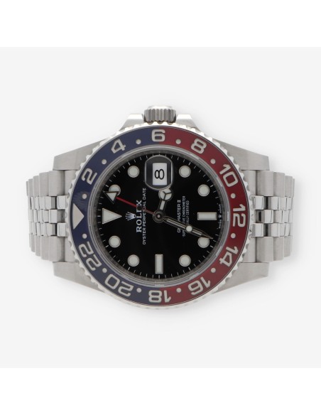 Rolex GMT Master Pepsi 12671BLRO caja y documentos