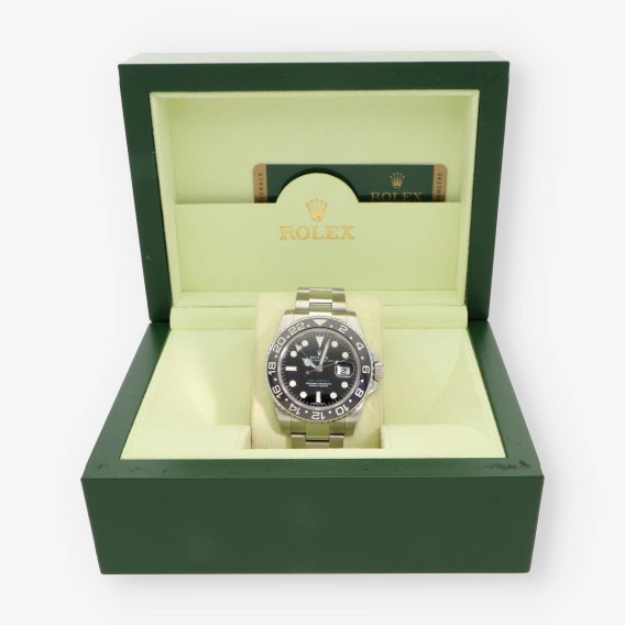 Rolex GMT Master II 116710LN caja y documento
