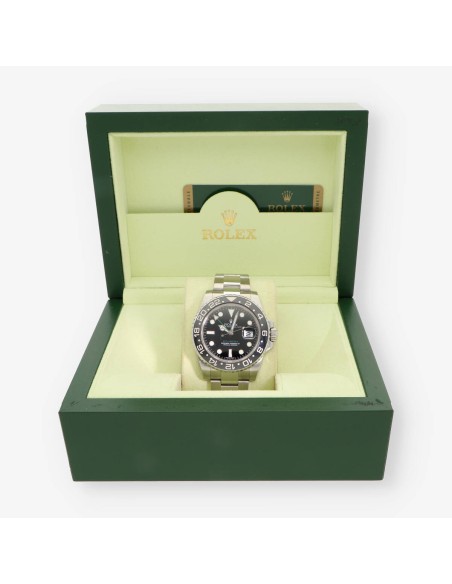 Rolex GMT Master II 116710LN caja y documento