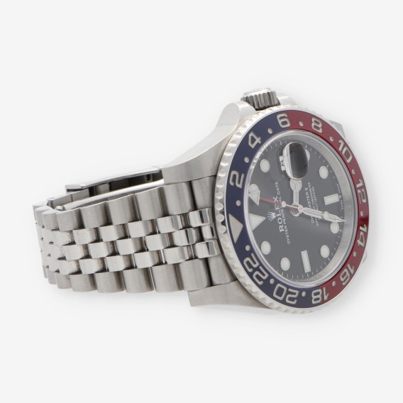 Rolex GMT Master Pepsi 12671BLRO caja y documentos