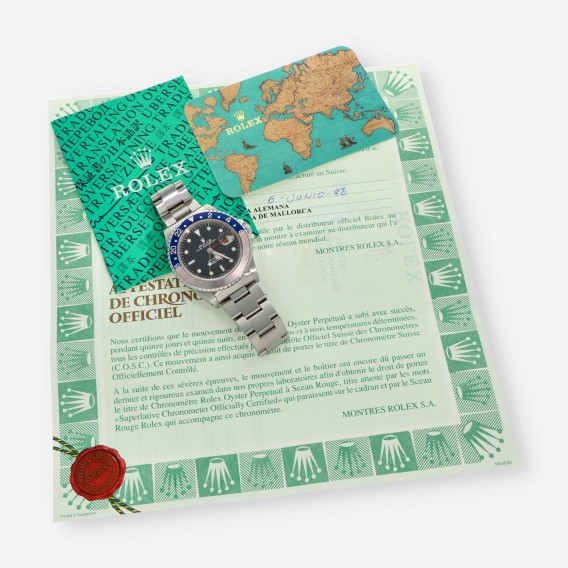 Rolex GMT Pepsi 16700 Ghost Bizel con Caja y Documento