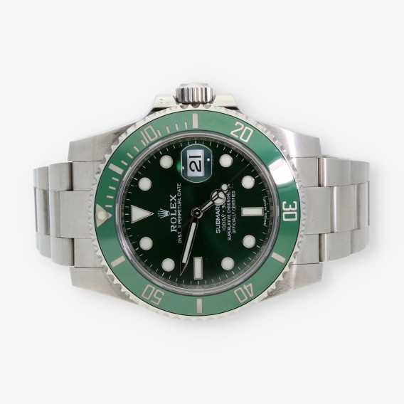 Rolex Submariner 116610LV Hulk con caja y documentos