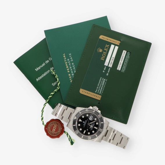 Rolex Submariner 116610LN caja y documentos