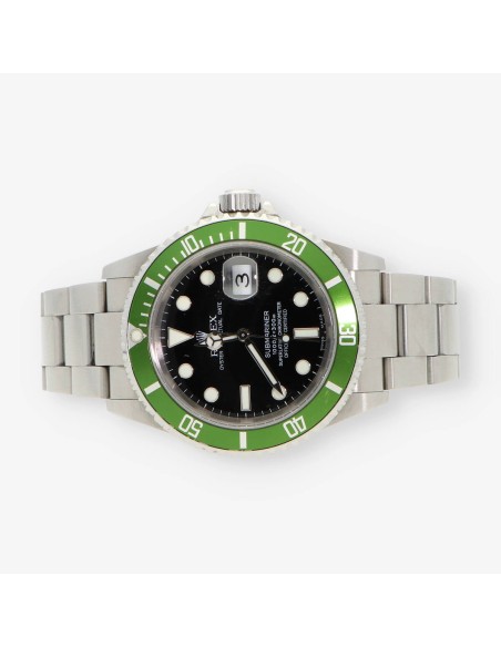 Rolex Submariner 16610T Kermit 50 Aniversario Flat 4