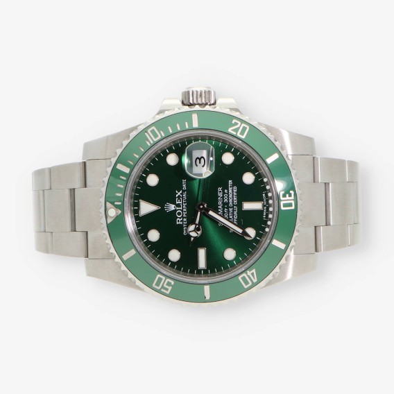 Rolex Submariner 116610LV Hulk con caja y documentos
