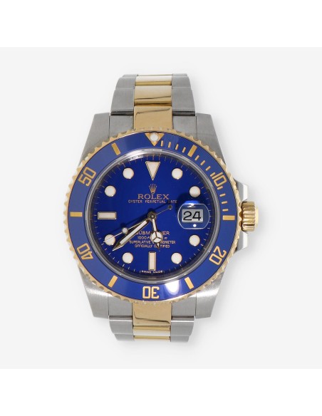 Rolex Submariner mixto 116613LB con caja y documento