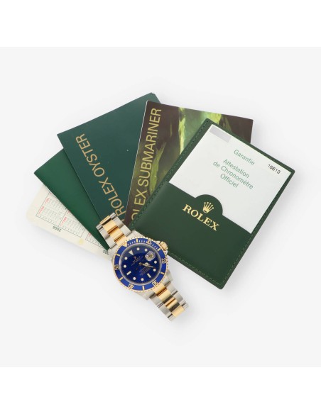 Rolex Submariner mixto 16613 Caja y Documento