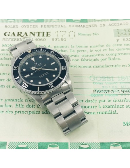 Rolex Submariner  no date 14060 con caja y documento