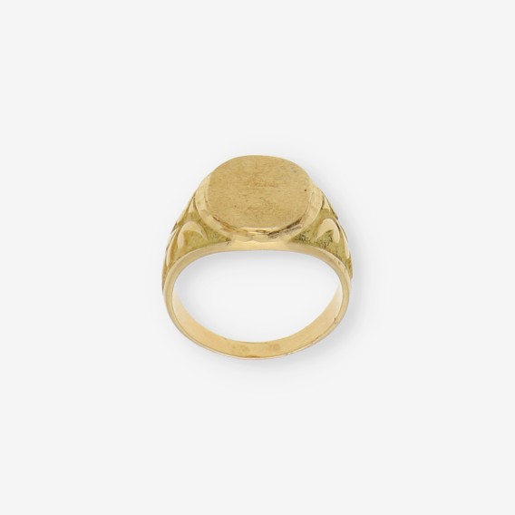 Anillo sello en oro 18kt