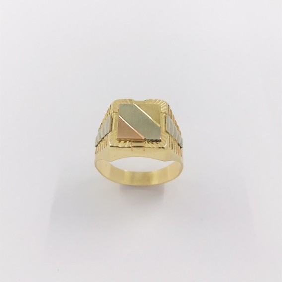 Anillo sello en oro 18kt
