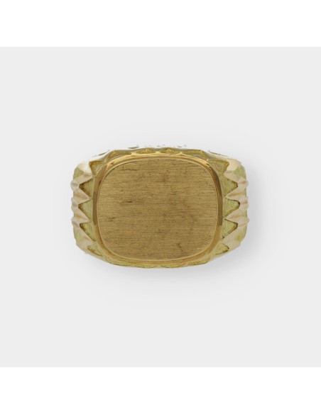 Anillo sello en oro 18kt