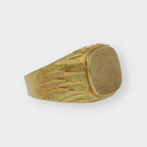 Anillo sello en oro 18kt