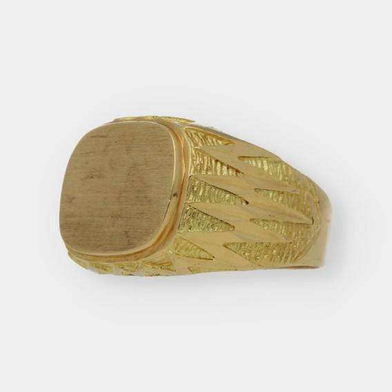 Anillo sello en oro 18kt