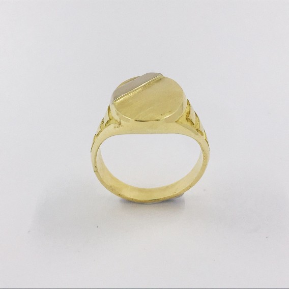 Anillo sello en oro 18kt