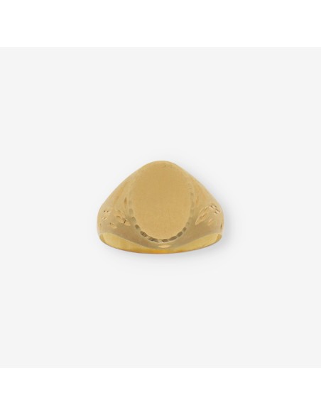 Anillo sello en oro 18kt