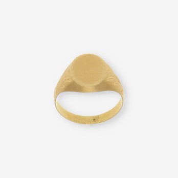 Anillo sello en oro 18kt 2