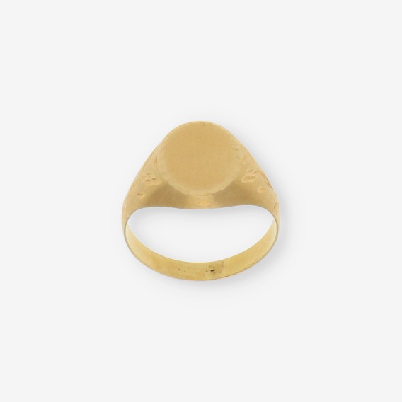 Anillo sello en oro 18kt