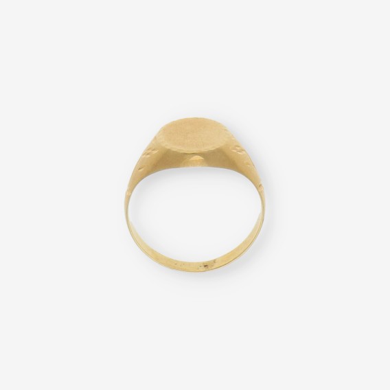 Anillo sello en oro 18kt