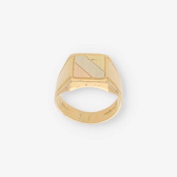 Anillo sello en oro 18kt 2