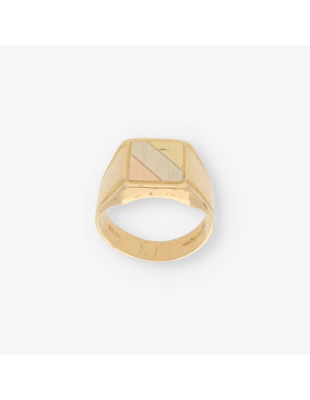 Anillo sello en oro 18kt