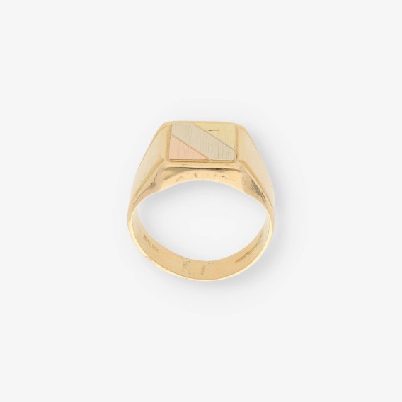 Anillo sello en oro 18kt