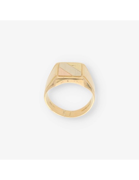 Anillo sello en oro 18kt