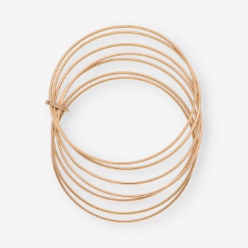 Pulsera semanario en oro rosa 18kt 2