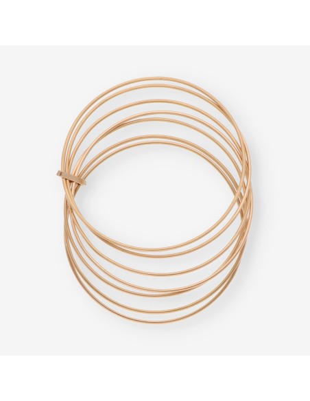 Pulsera semanario en oro rosa 18kt