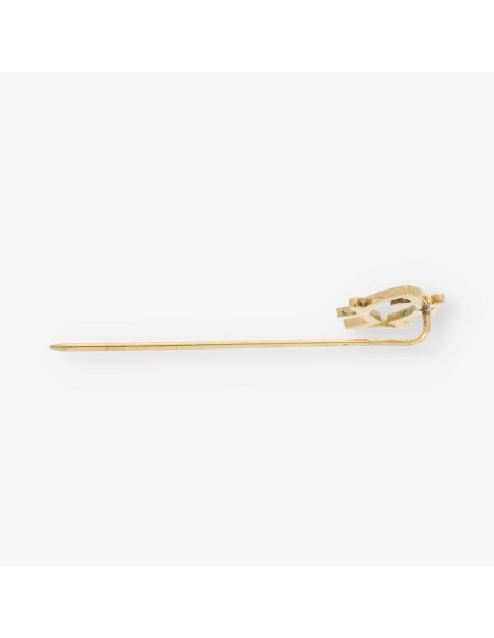 Aguja pez oro 18kt