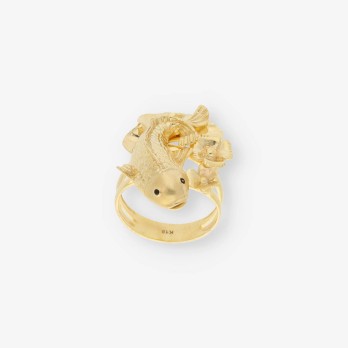 Anillo pez en oro 18kt 2