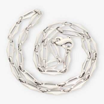 Cadena 60cm en oro blanco 18kt 2