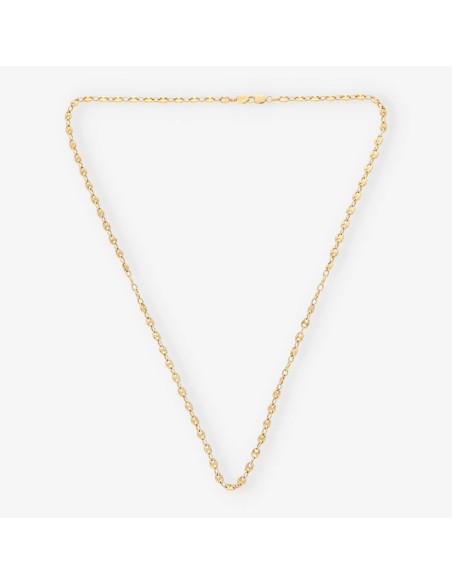 Cadena de calabrotes 54cm en oro 18kt